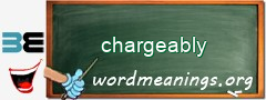 WordMeaning blackboard for chargeably